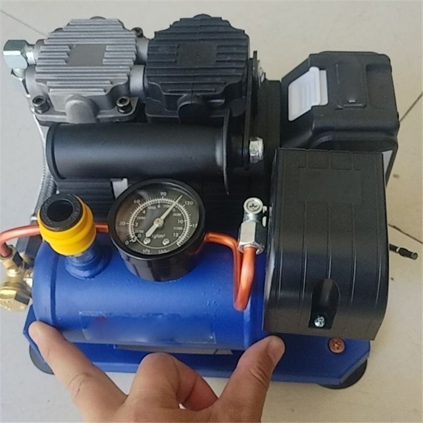 Woodworking Nail Gun - Brushless Oil-Free Mini Air Compressor Lithium