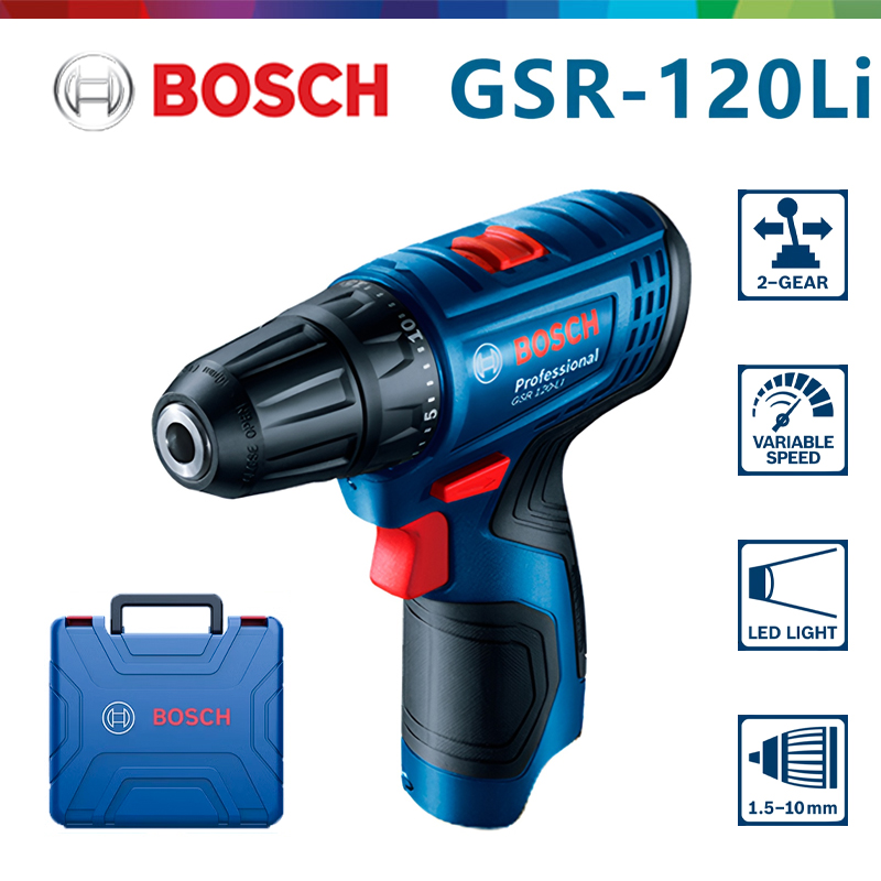 Woodworking Drill - Bosch GSR 120-LI 12V Lithium Electric