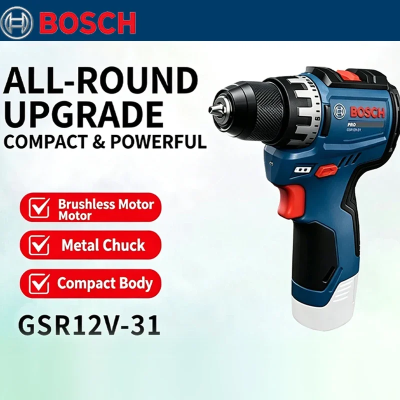 Bosch GSR 12V-31 Brushless Ele - огляд і ціна Woodworking Drill