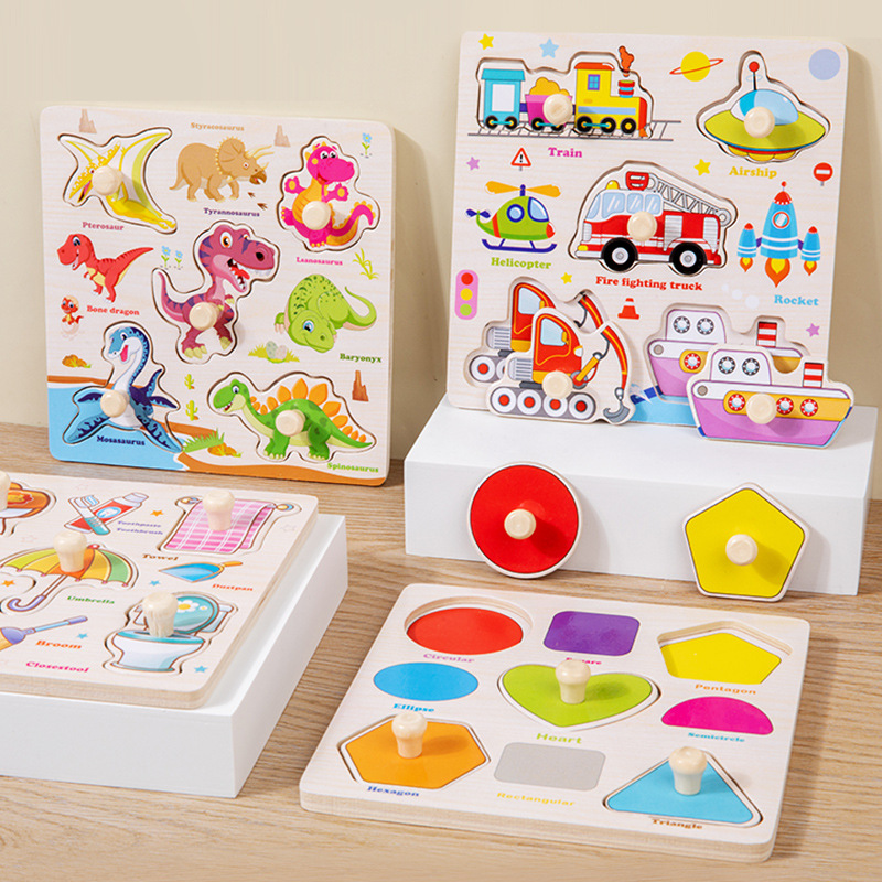 Montessori Wooden Puzzles Toys - огляд і ціна Woodworking Jigsaw