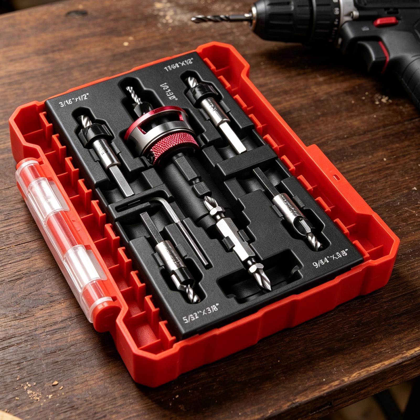Countersink Drill Bit Set With - огляд і ціна Woodworking Drill