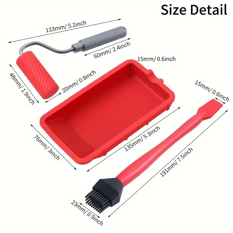 Silicone Glue Roller with Tray - огляд і ціна Woodworking Projects Art