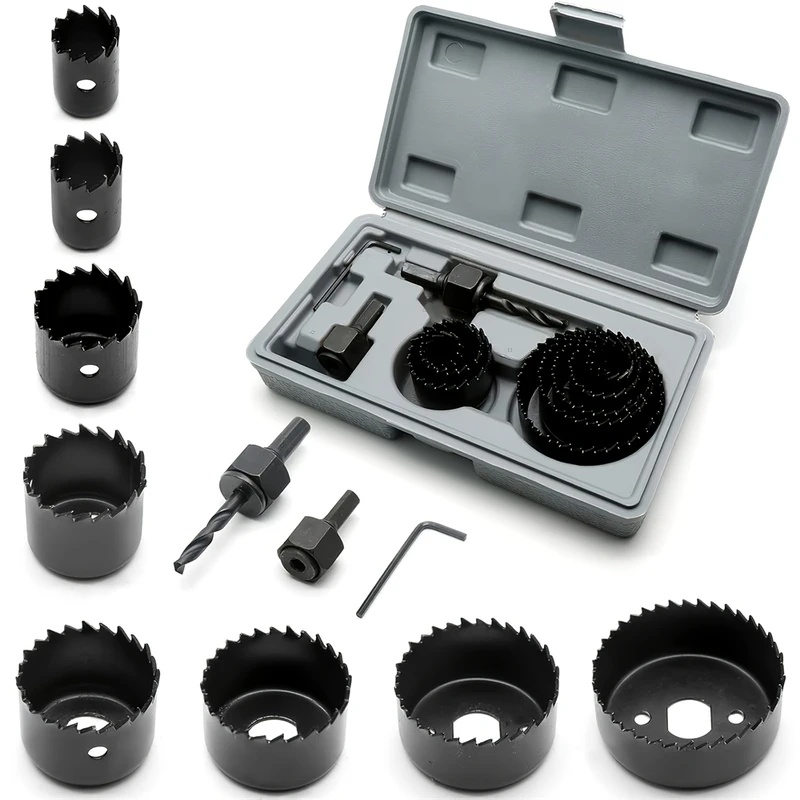 8pcs Woodworking Hole Saw Kit  - огляд і ціна Woodworking Drill