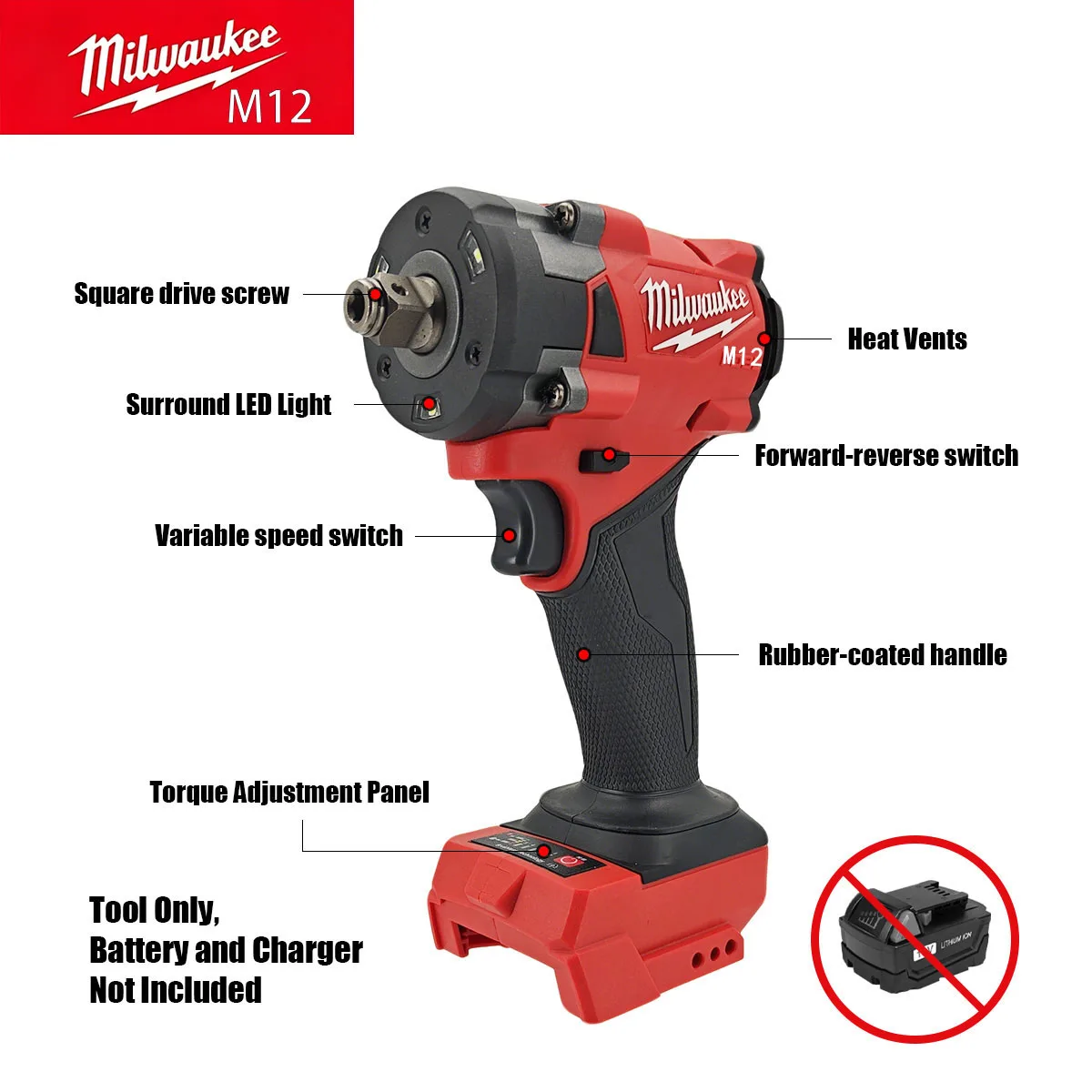 Milwaukee M12 M18 FUEL Brushle - огляд і ціна Milwaukee Drill M12 Fuel