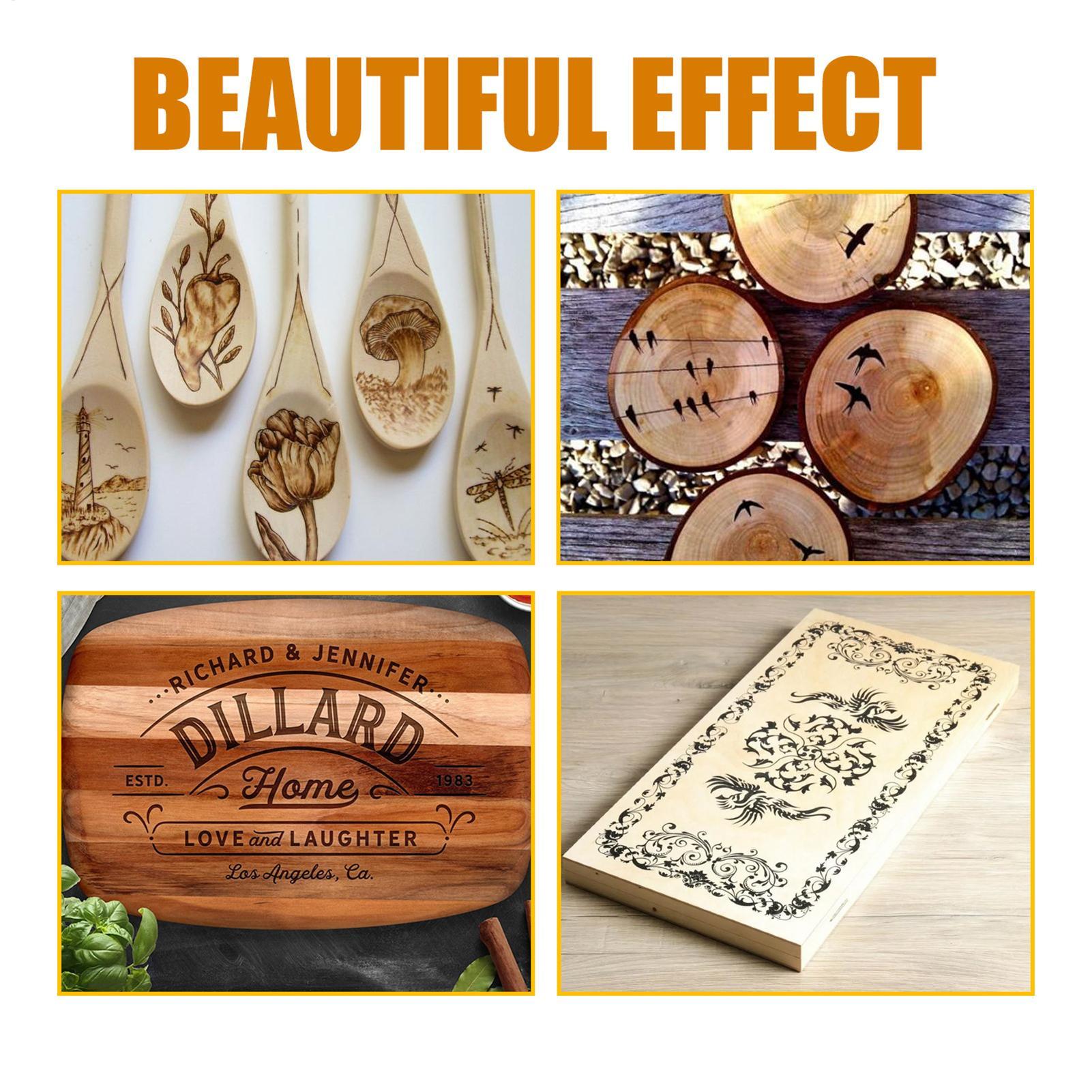 Wood Burning Paste Heat Activa - огляд і ціна Woodworking Projects Art