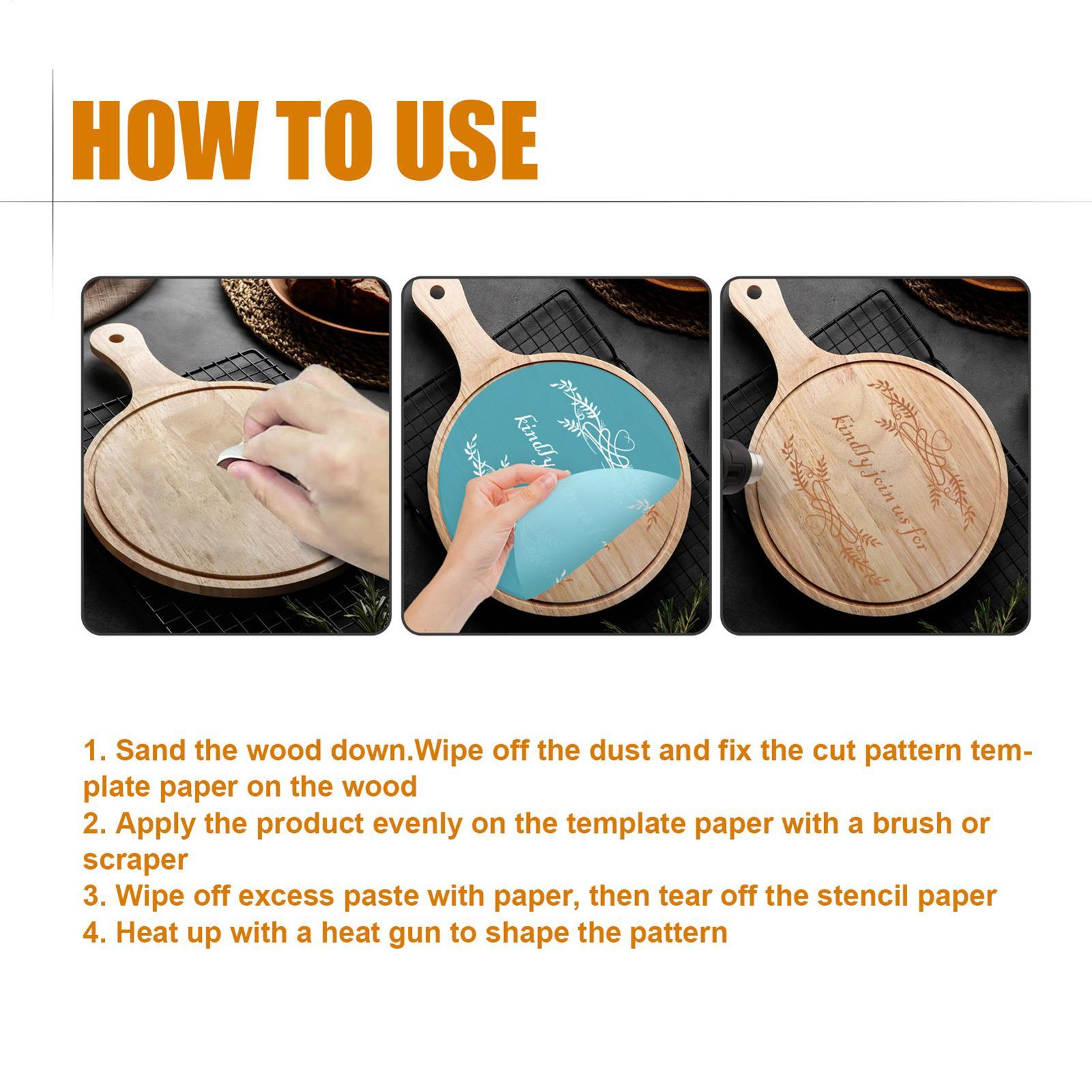 Wood Burning Paste Heat Activa - огляд і ціна Woodworking Projects Art