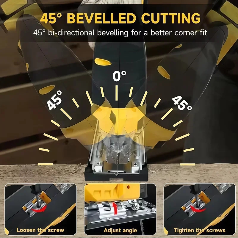 Vesmatity 2700RPM Brushless Cu - огляд і ціна Woodworking Jigsaw