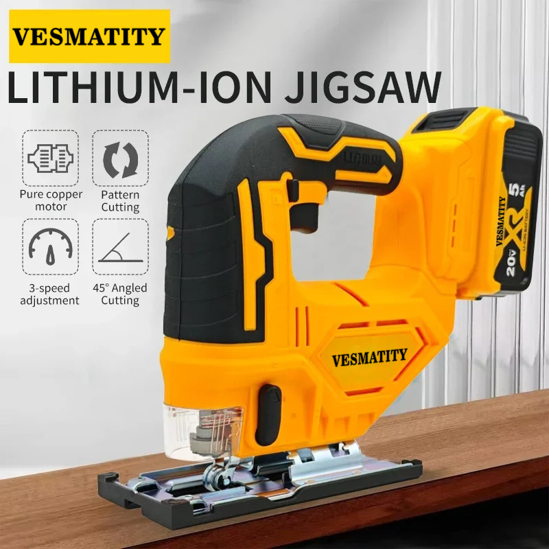 Vesmatity 2700RPM Brushless Cu - огляд і ціна Woodworking Jigsaw