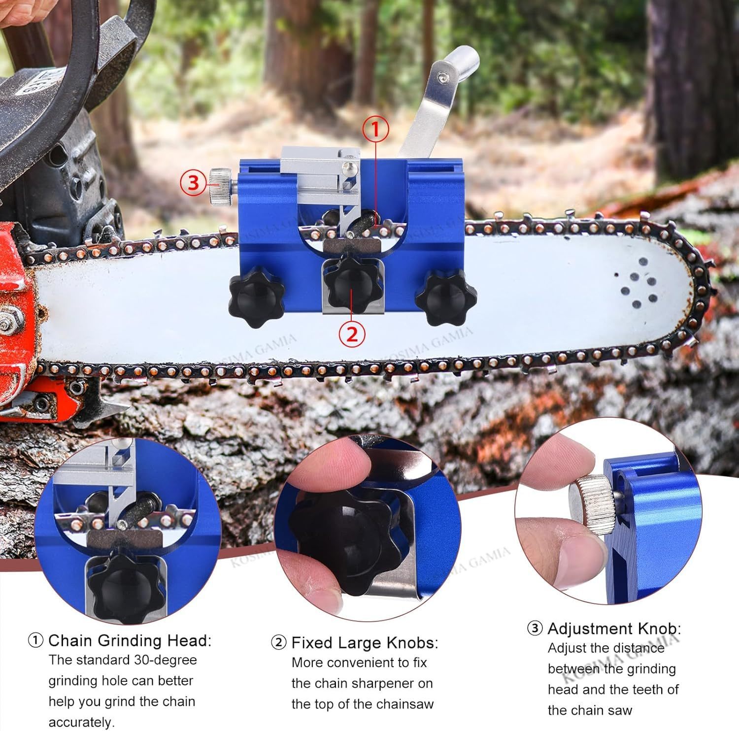 Portable Manual Chain Saw Blad - огляд і ціна Woodworking Jigsaw