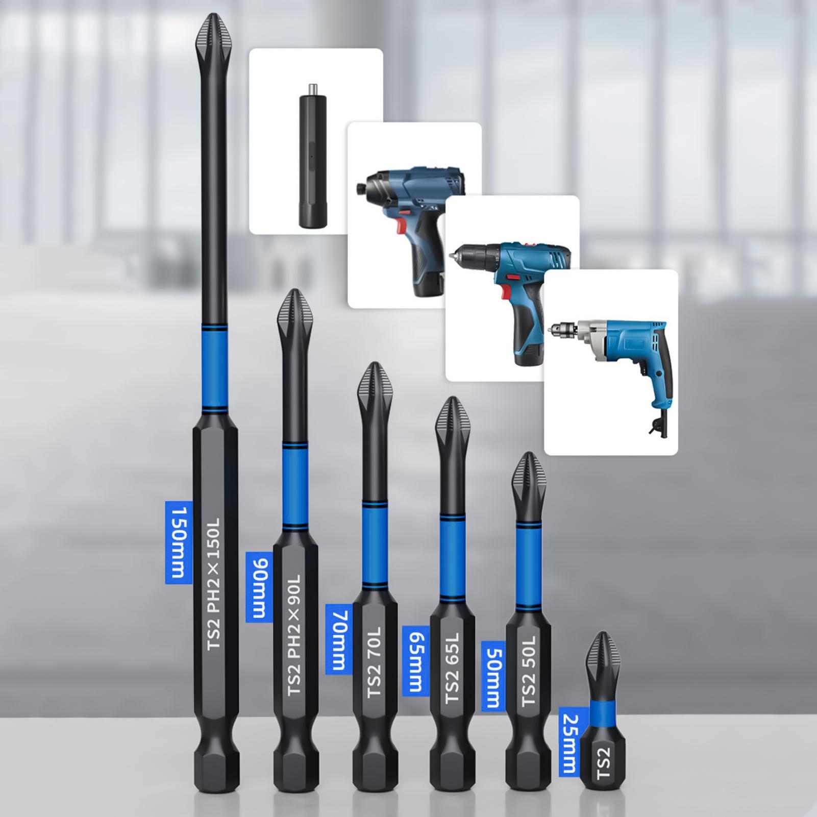 Drill Screwdriver Bit Set 6-Pi - огляд і ціна Woodworking Drill