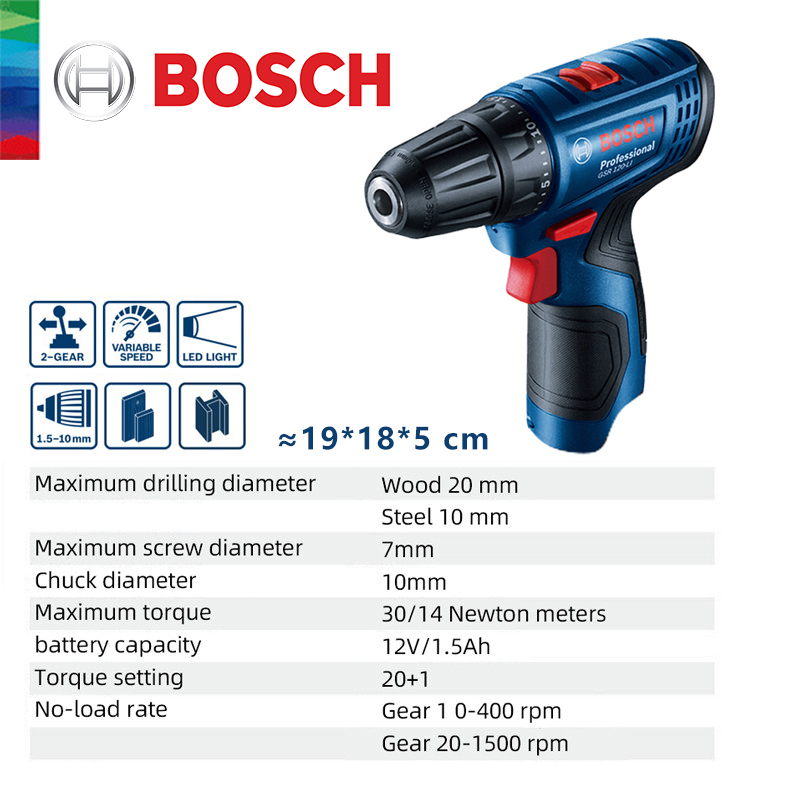 Bosch GSR 120-LI 12V Lithium E - огляд і ціна Woodworking Drill