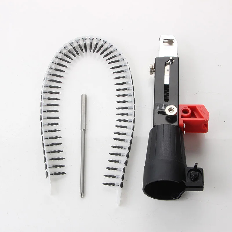 Auto Feed Chain Belt Screw Gun - огляд і ціна Woodworking Nail Gun