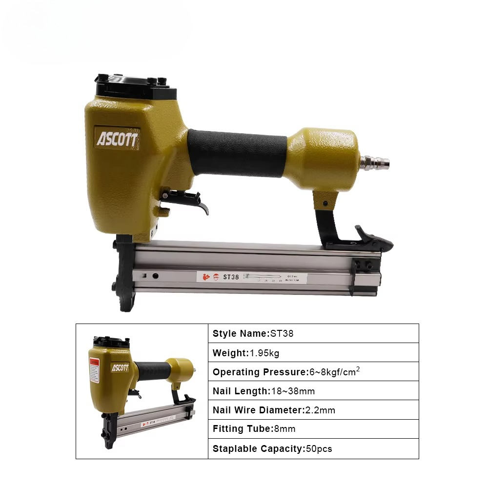 ST38 14GA Heavy  Pneumatic Nai - огляд і ціна Woodworking Nail Gun