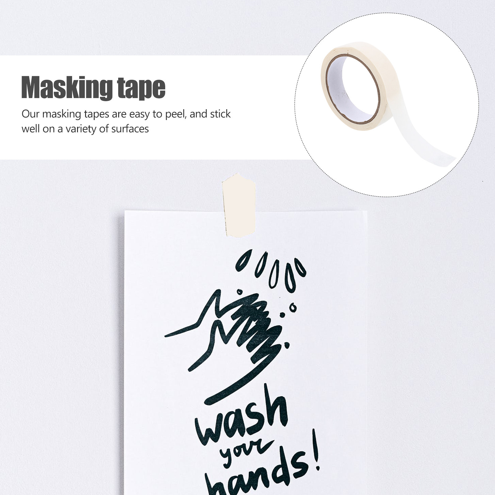 3Pcs Premium Paper Masking Tap - огляд і ціна Woodworking Projects Art