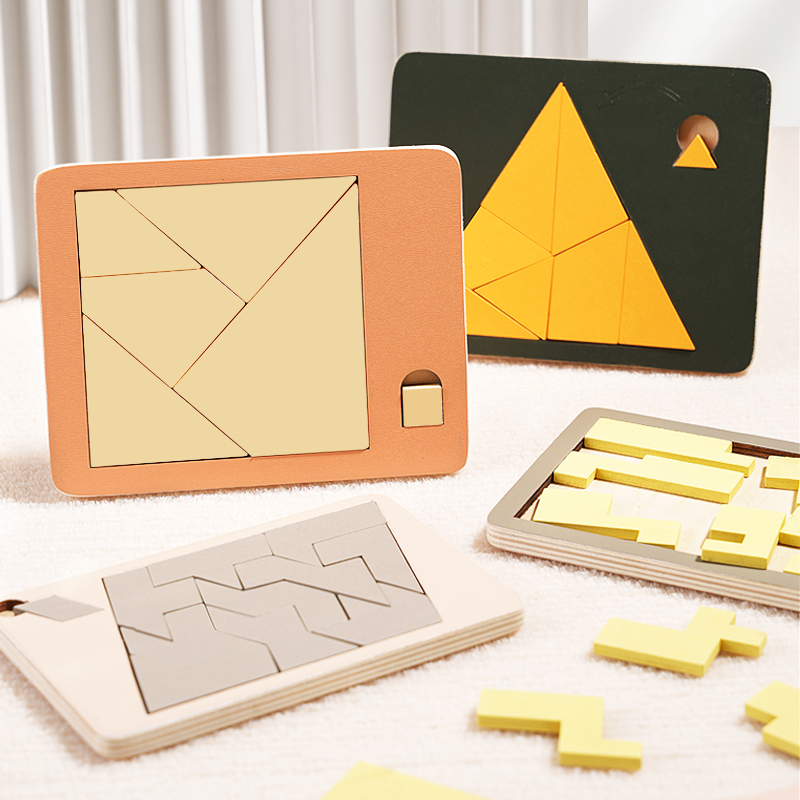Wooden Geometric Puzzles Chall - огляд і ціна Woodworking Jigsaw