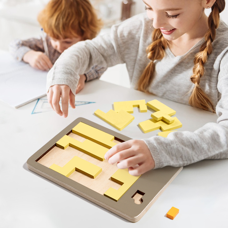 Wooden Geometric Puzzles Chall - огляд і ціна Woodworking Jigsaw