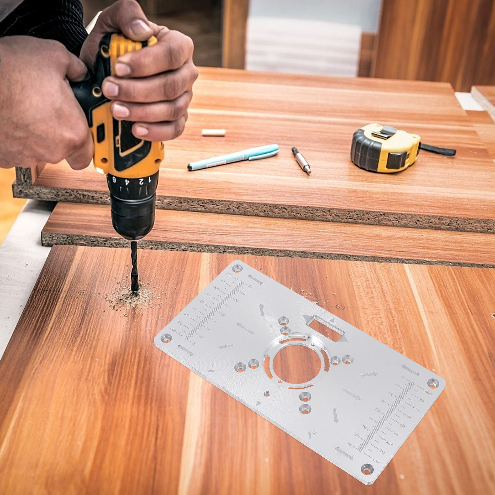 1 set 1 Set Aluminum Alloy Rou - огляд і ціна Woodworking Drill