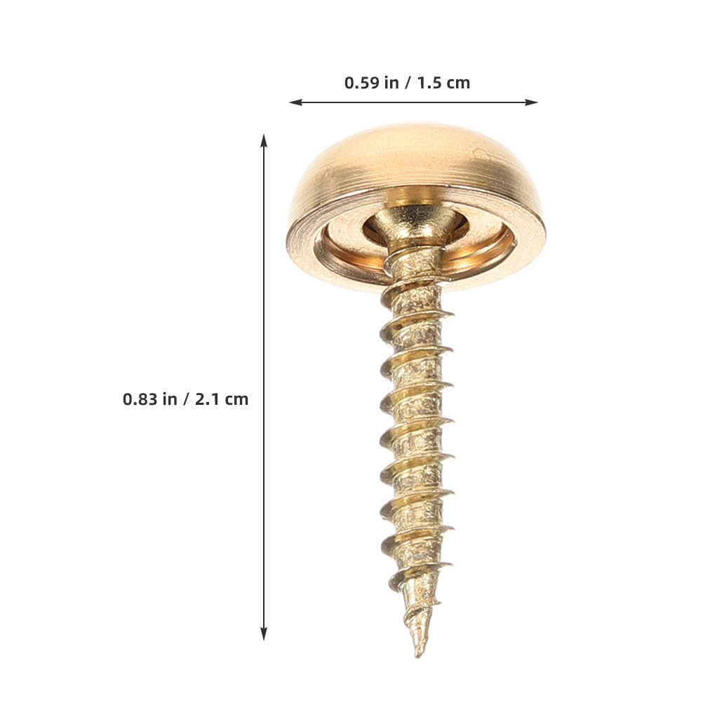 8Pcs Decorative Cap Screws Bra - огляд і ціна Woodworking Projects Art