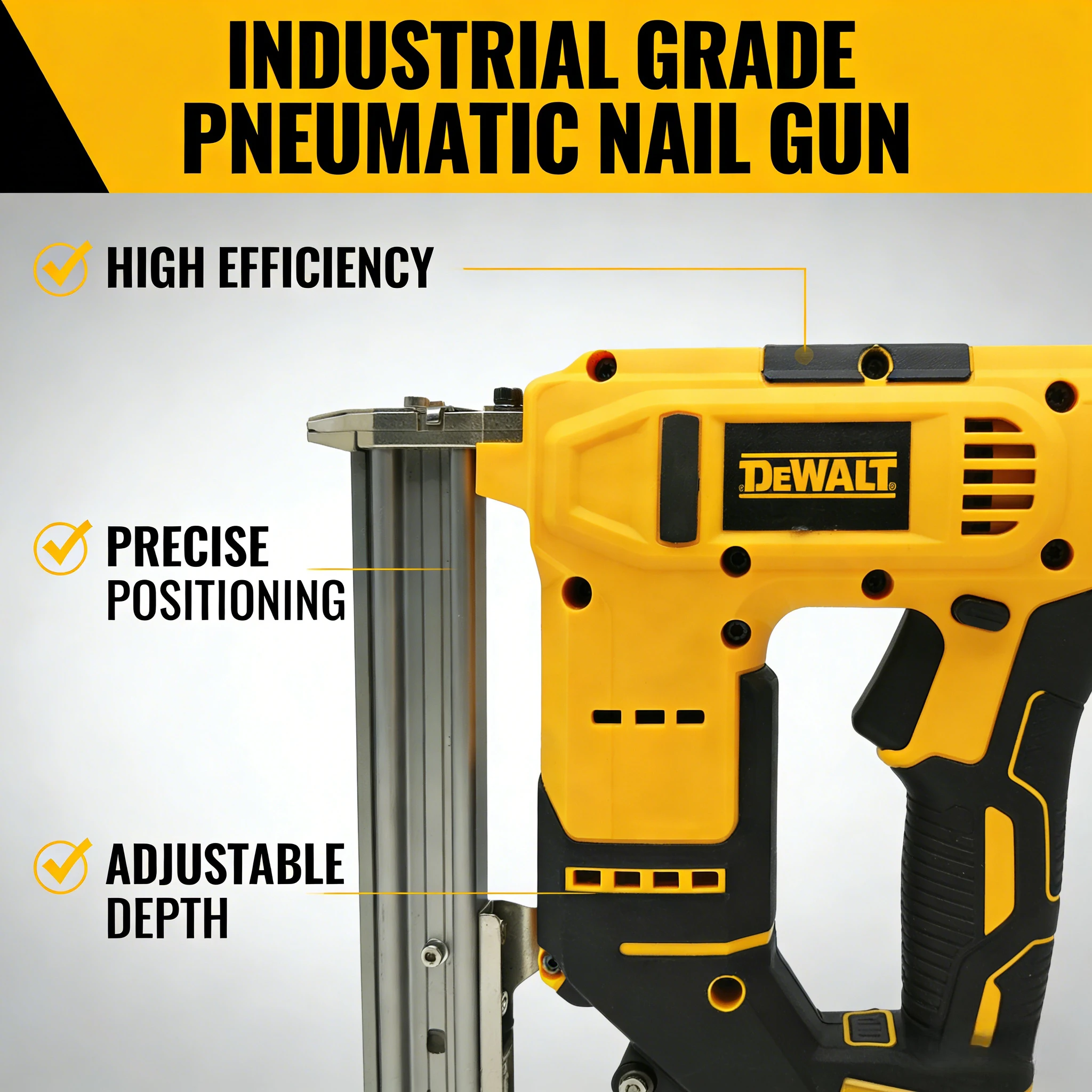 DEWALT Compact 18 Gauge Cordle - огляд і ціна Woodworking Nail Gun