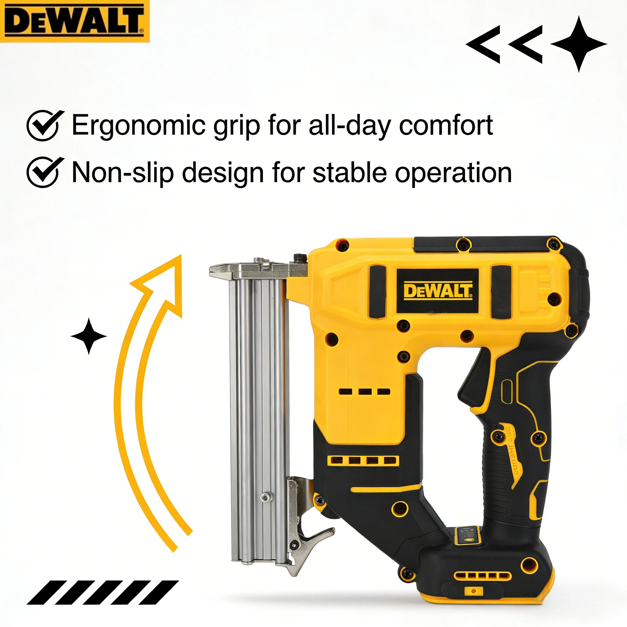 DEWALT Compact 18 Gauge Cordle - огляд і ціна Woodworking Nail Gun