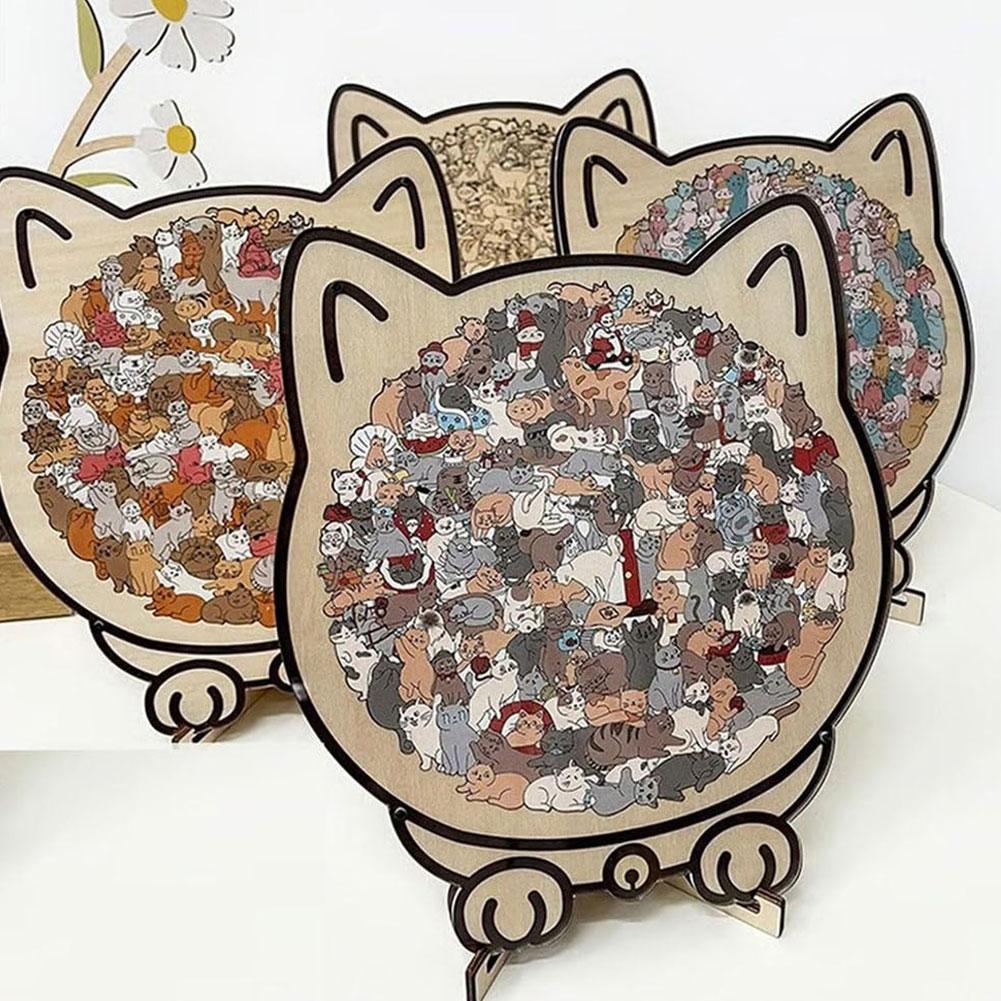 50-135pcs Morandi-Colored Cat  - огляд і ціна Woodworking Jigsaw