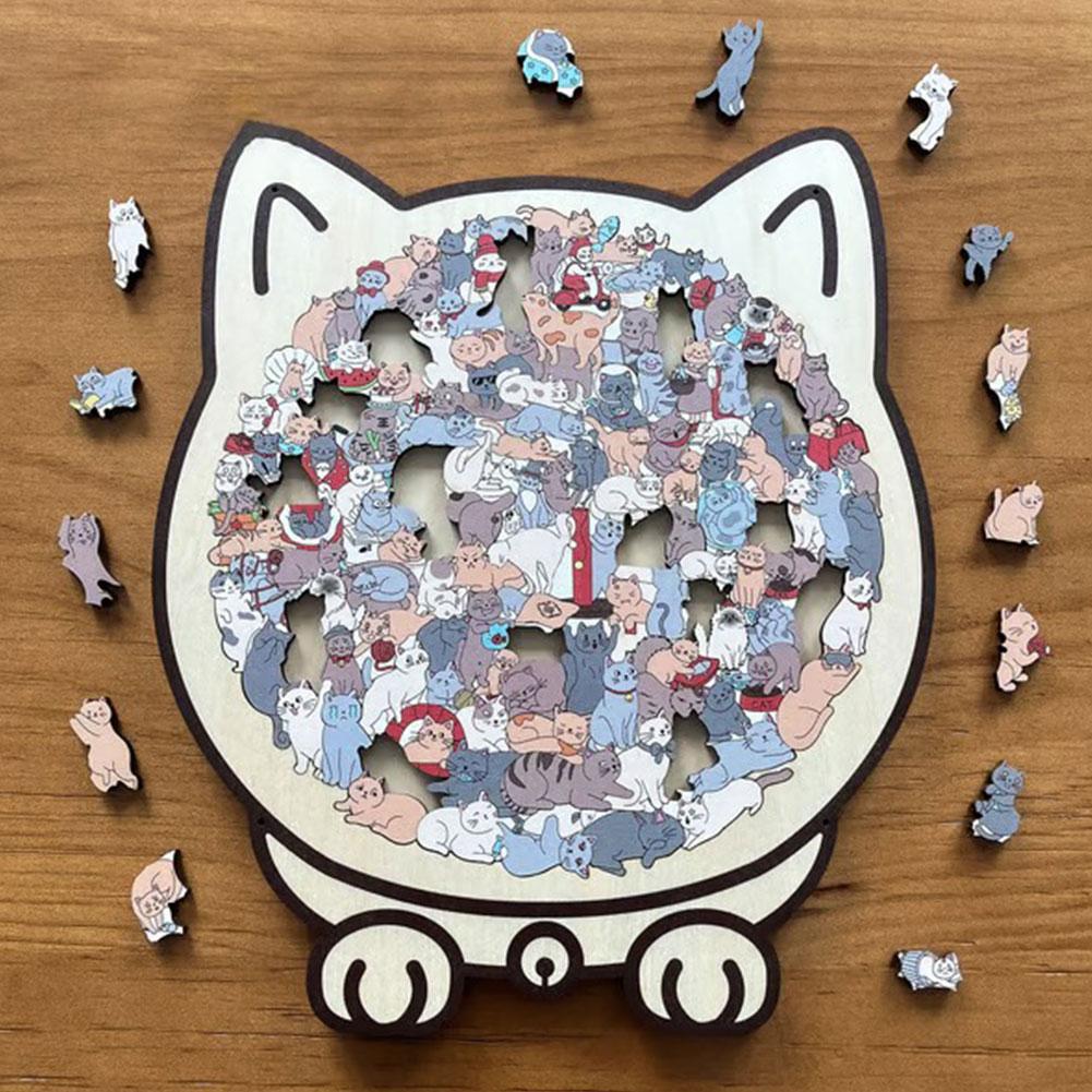 50-135pcs Morandi-Colored Cat  - огляд і ціна Woodworking Jigsaw