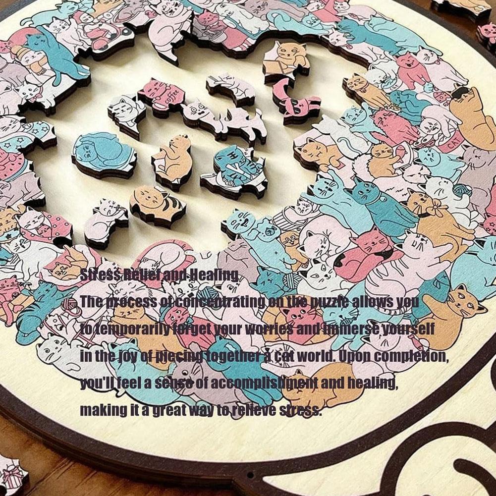 50-135pcs Morandi-Colored Cat  - огляд і ціна Woodworking Jigsaw
